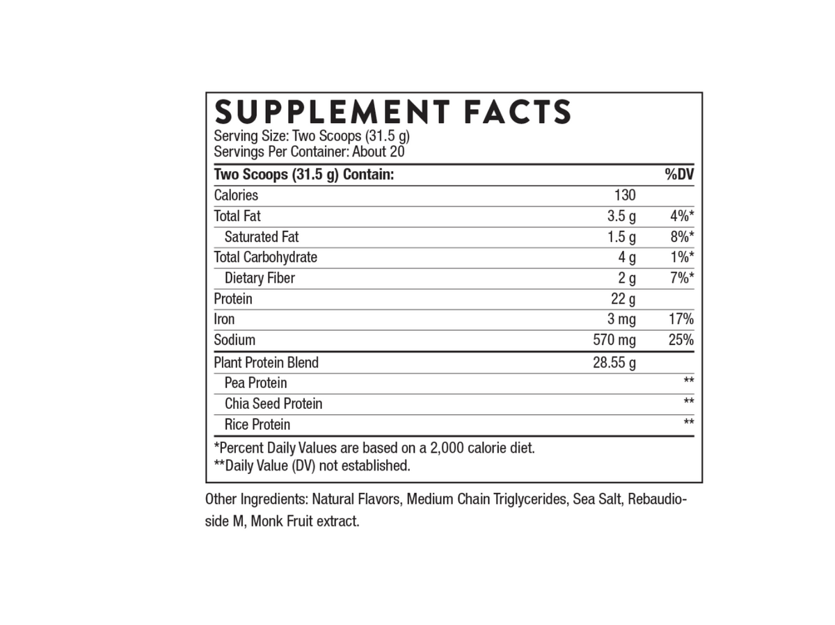 Plant Protein - Vanilla